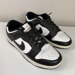 Nike Dunk Low Retro Shoes Mens Size 7 Black White Panda Sneakers DD1391-100